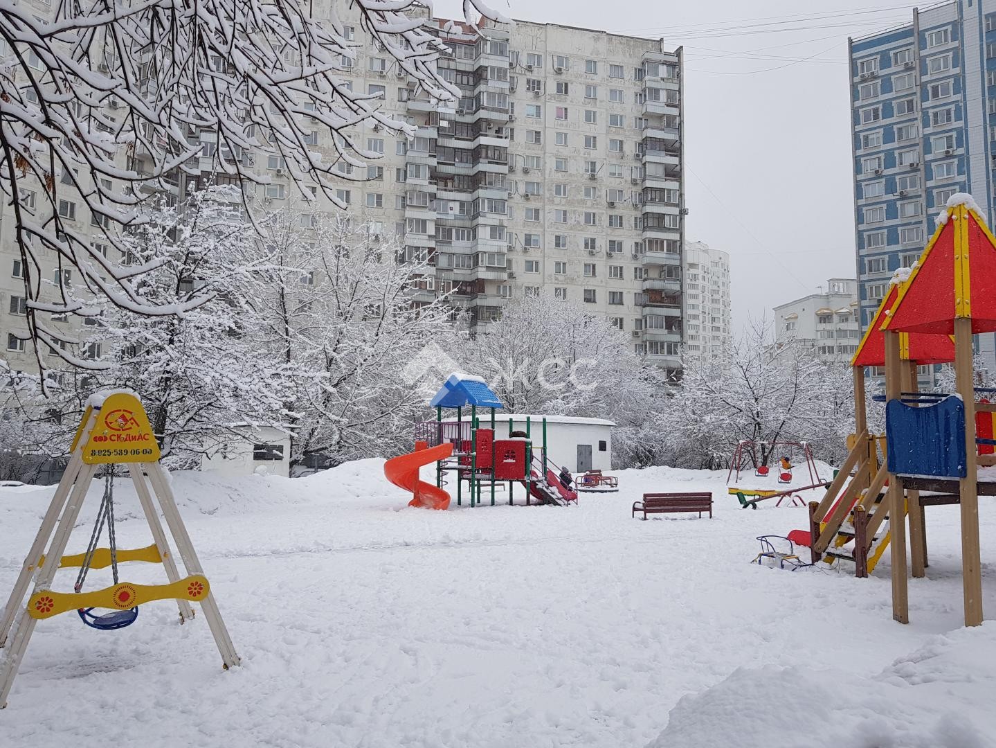 г. Москва, ул. Академика Анохина, д. 6, к. 4-придомовая территория