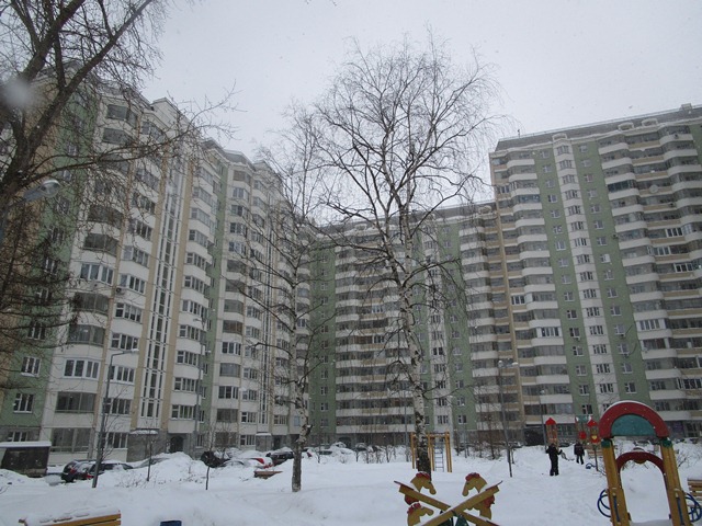 г. Москва, ул. Ангарская, д. 57, к. 1-придомовая территория