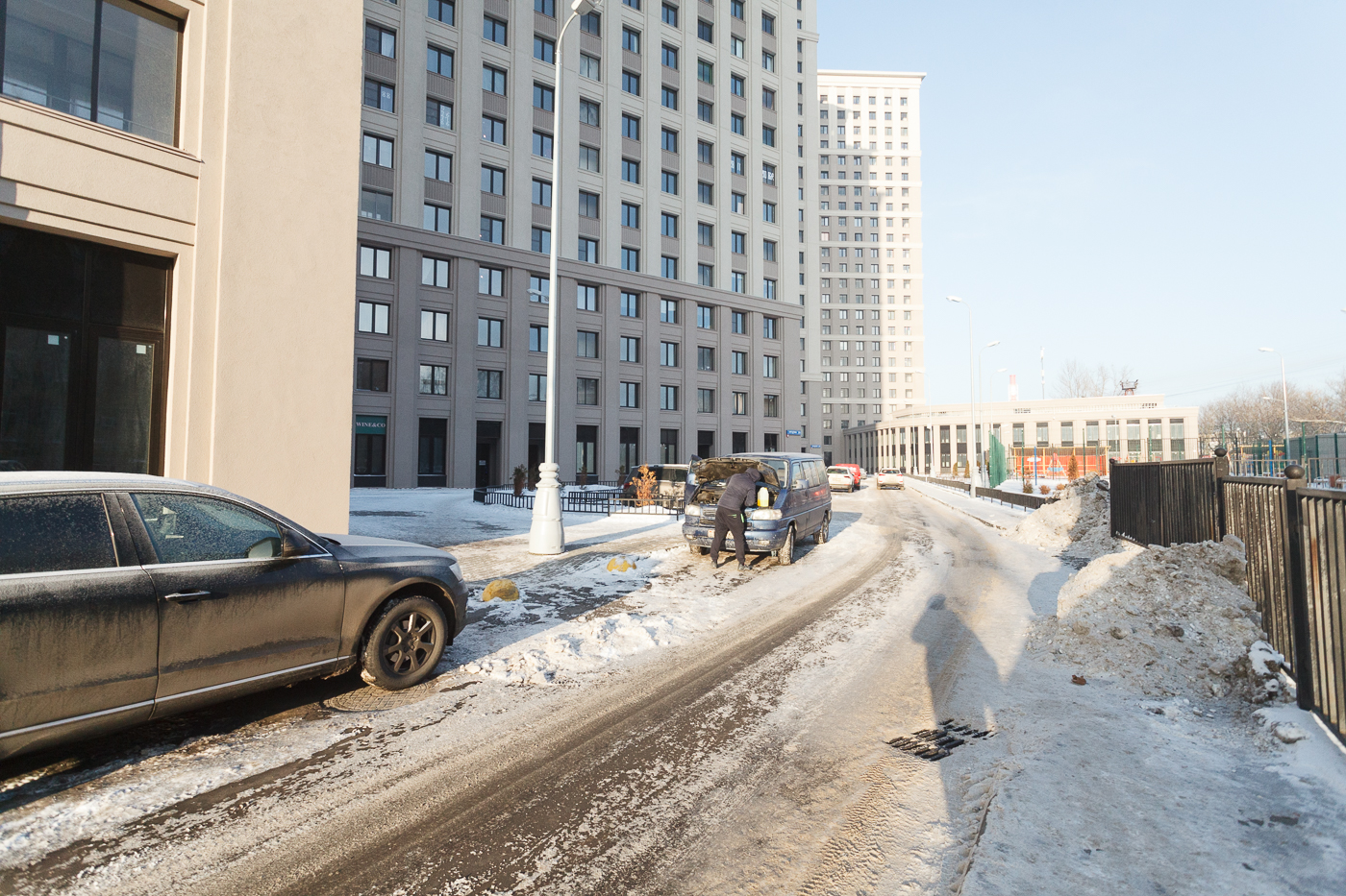 г. Москва, ул. Берзарина, д. 28А, к. 4-придомовая территория