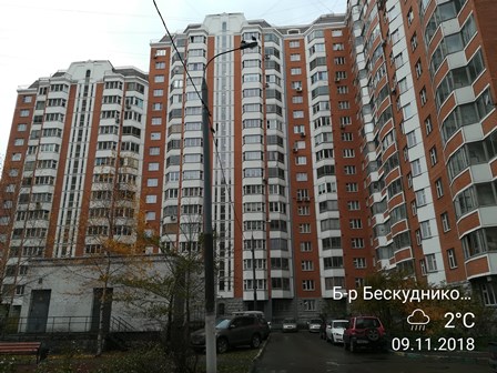 г. Москва, б-р. Бескудниковский, д. 58, к. 1-фасад здания