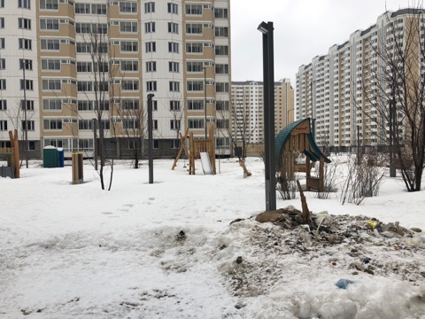 г. Москва, ул. Бориса Пастернака (п Внуковское), д. 43-придомовая территория