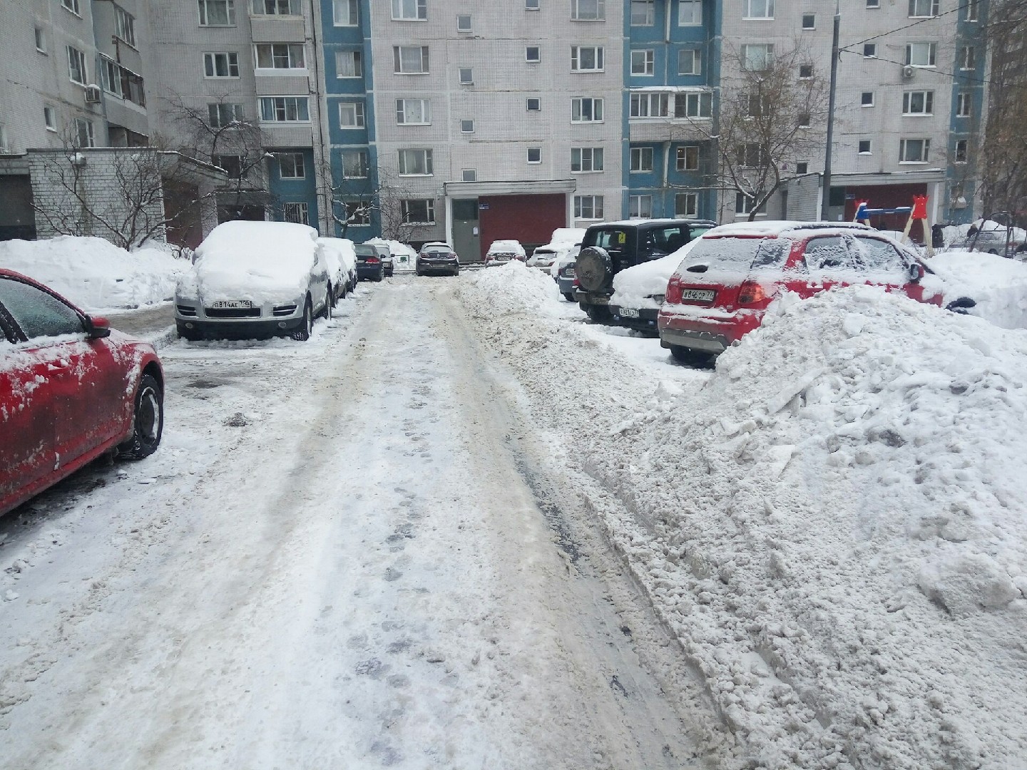 г. Москва, проезд. Борисовский, д. 11, к. 1-придомовая территория