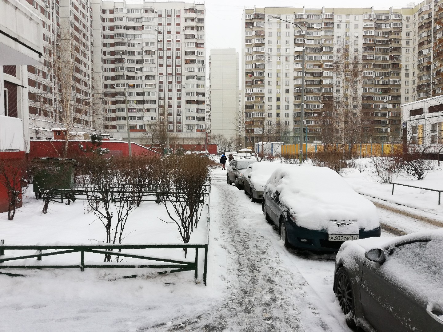 г. Москва, ул. Братиславская, д. 21, к. 1-придомовая территория