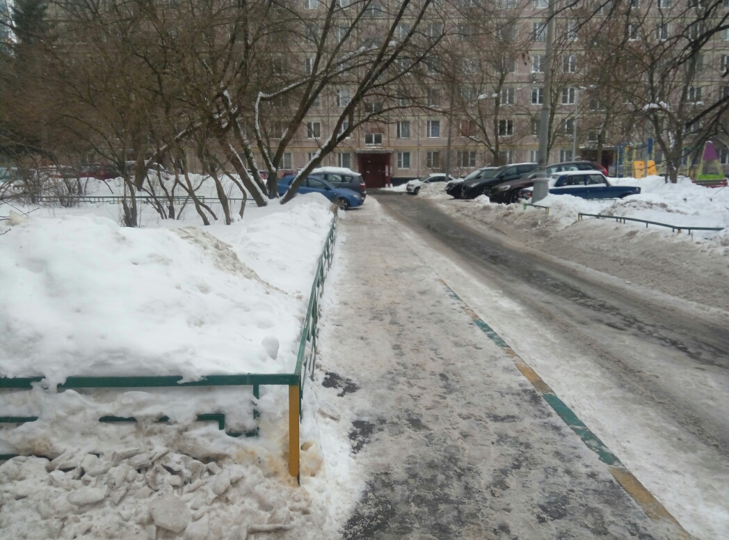 г. Москва, ул. Генерала Глаголева, д. 11, к. 2-придомовая территория