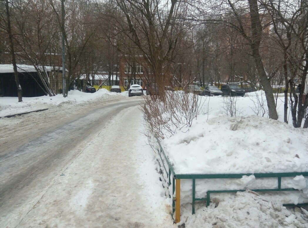 г. Москва, ул. Генерала Глаголева, д. 11, к. 2-придомовая территория