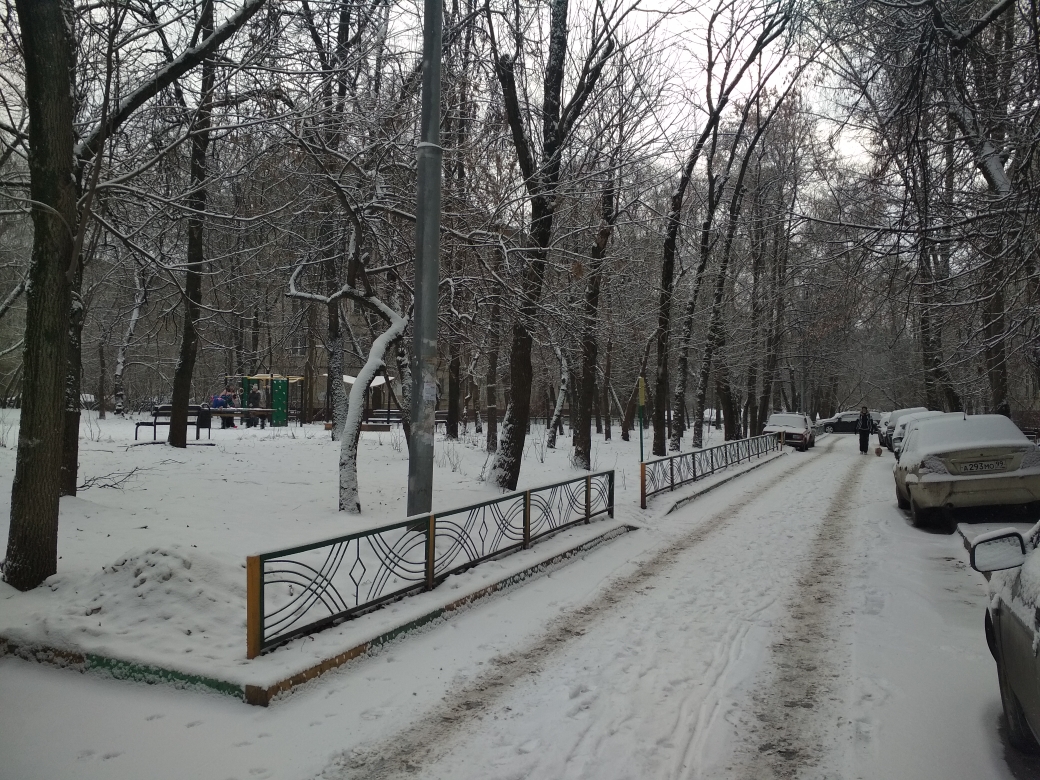 г. Москва, ул. Демьяна Бедного, д. 22, к. 1-придомовая территория