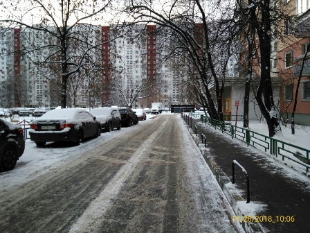 г. Москва, ул. Домодедовская, д. 23, к. 1-придомовая территория