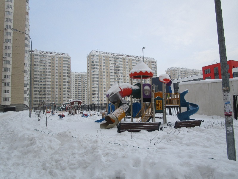 г. Москва, пр-кт. Защитников Москвы, д. 8-придомовая территория