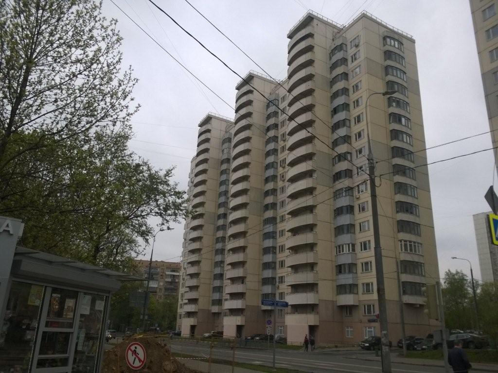 г. Москва, ул. Кастанаевская, д. 39-фасад здания