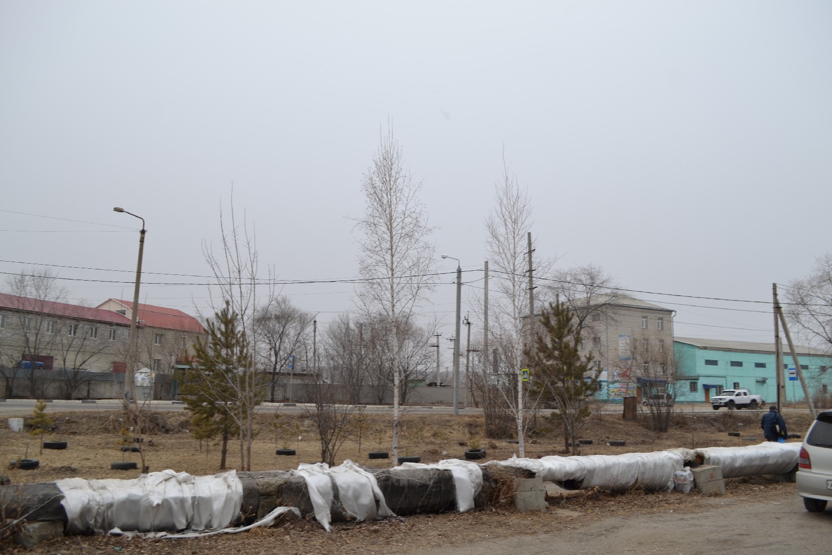 обл. Амурская, г. Благовещенск, ул. Пограничная, д. 124/2-придомовая территория