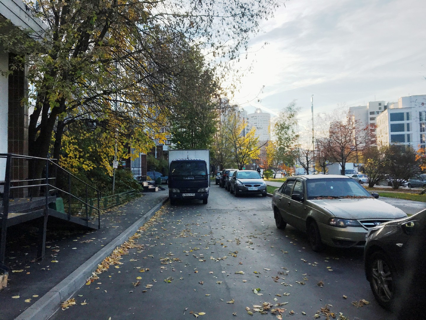 г. Москва, проезд. Луговой, д. 1/8-придомовая территория