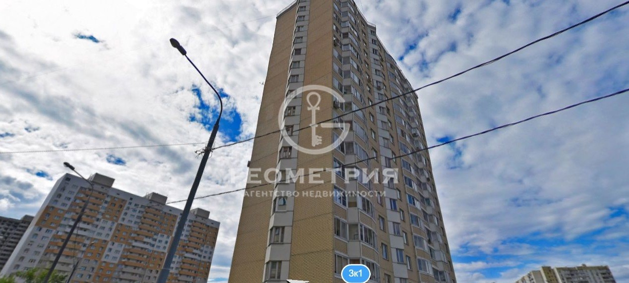 г. Москва, ул. Милашенкова, д. 3, к. 1-фасад здания