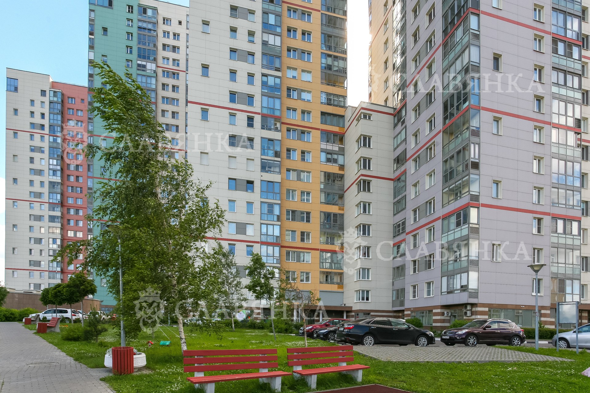 г. Москва, ул. Мичуринский проспект.Олимпийская деревня, д. 1, к. 2-фасад здания