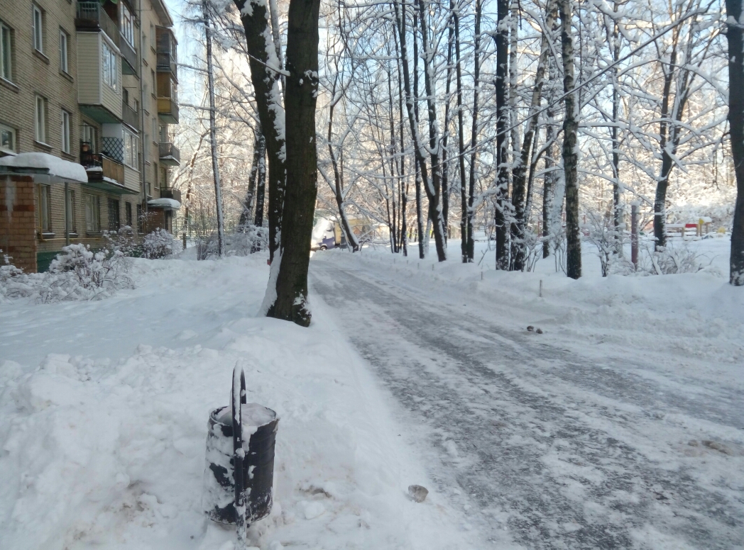 г. Москва, ул. Москворечье, д. 9, к. 2-придомовая территория