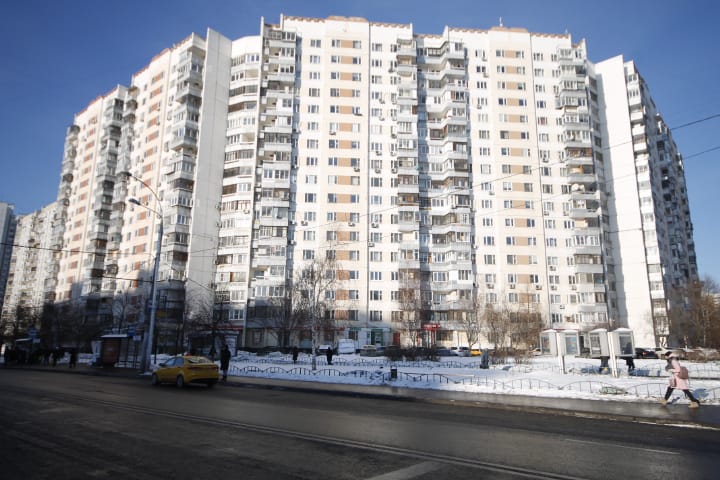 г. Москва, б-р. Новочеркасский, д. 55-фасад здания