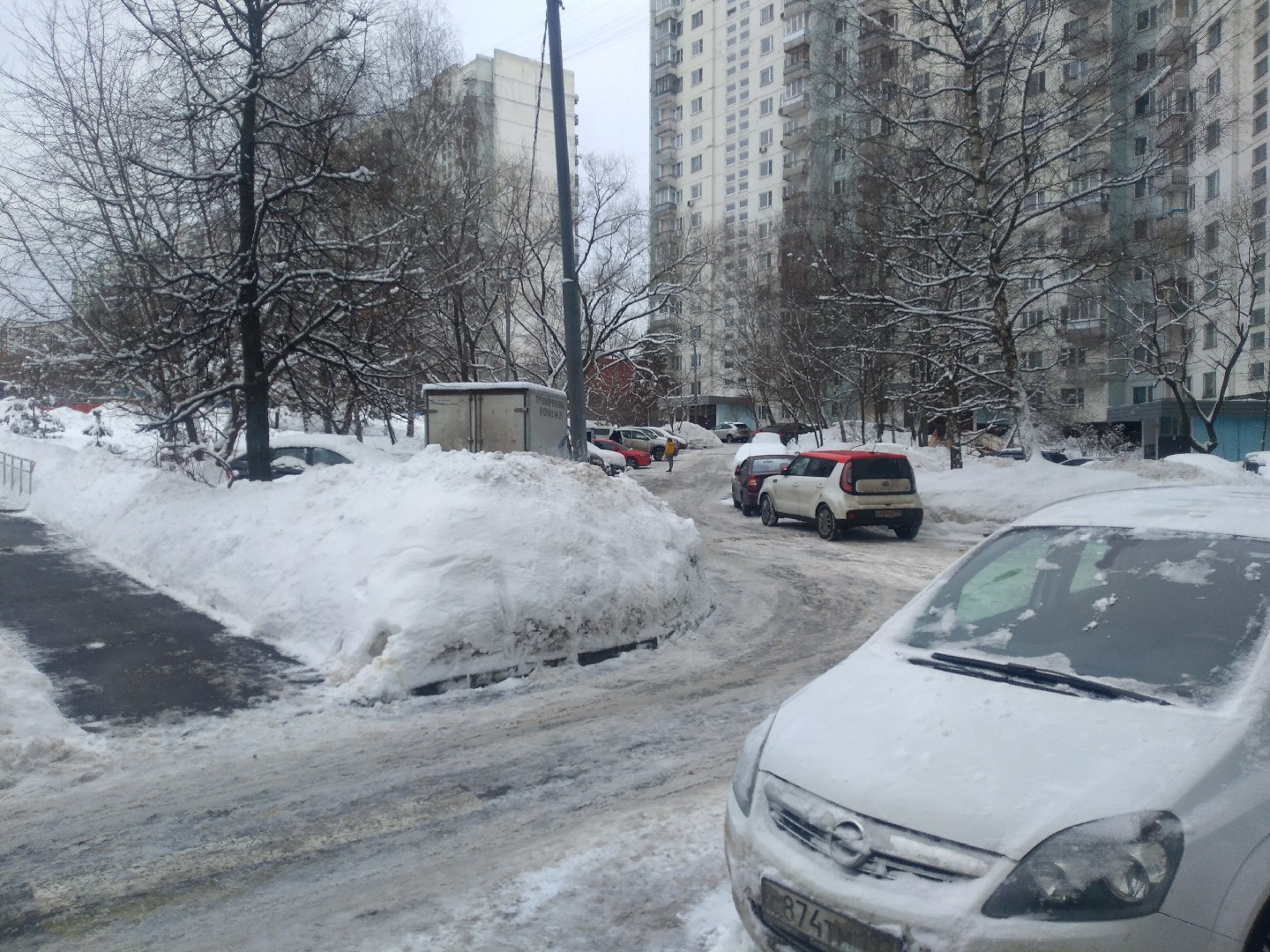 г. Москва, пр-кт. Новоясеневский, д. 17/50-придомовая территория