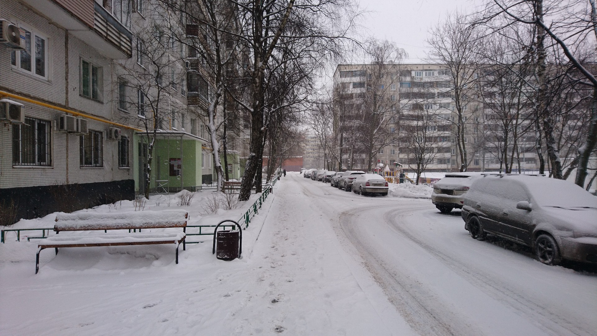 г. Москва, б-р. Ореховый, д. 8-придомовая территория