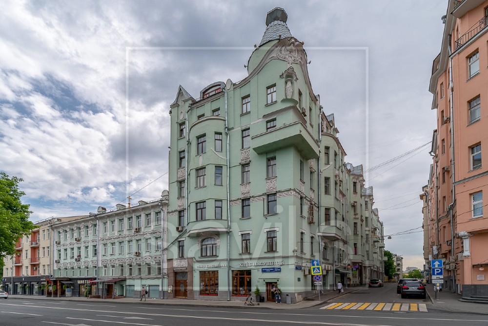 г. Москва, ул. Остоженка, д. 3/14-фасад здания