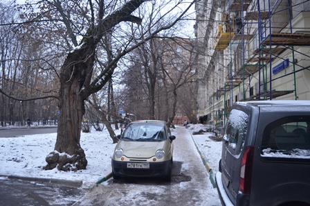 г. Москва, аллея. Петровско-Разумовская, д. 16-придомовая территория