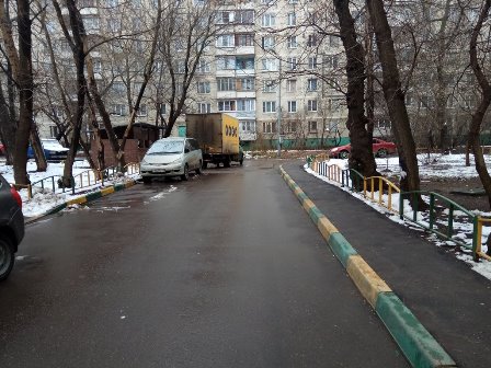 г. Москва, ул. Полбина, д. 64-придомовая территория