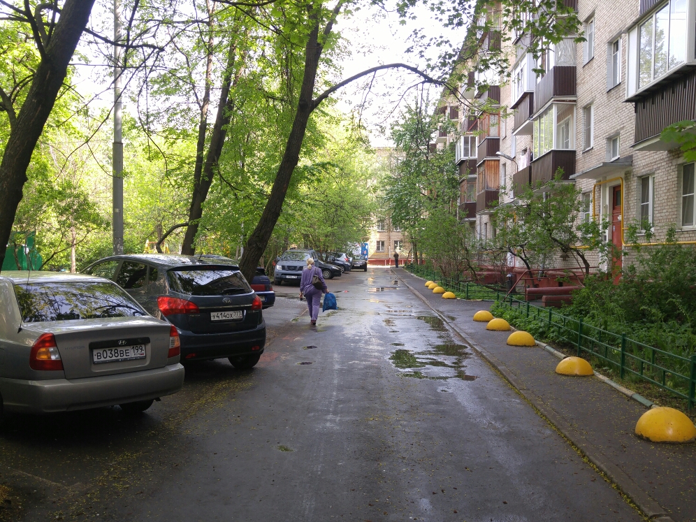 г. Москва, ул. Приорова, д. 16, к. 1-придомовая территория