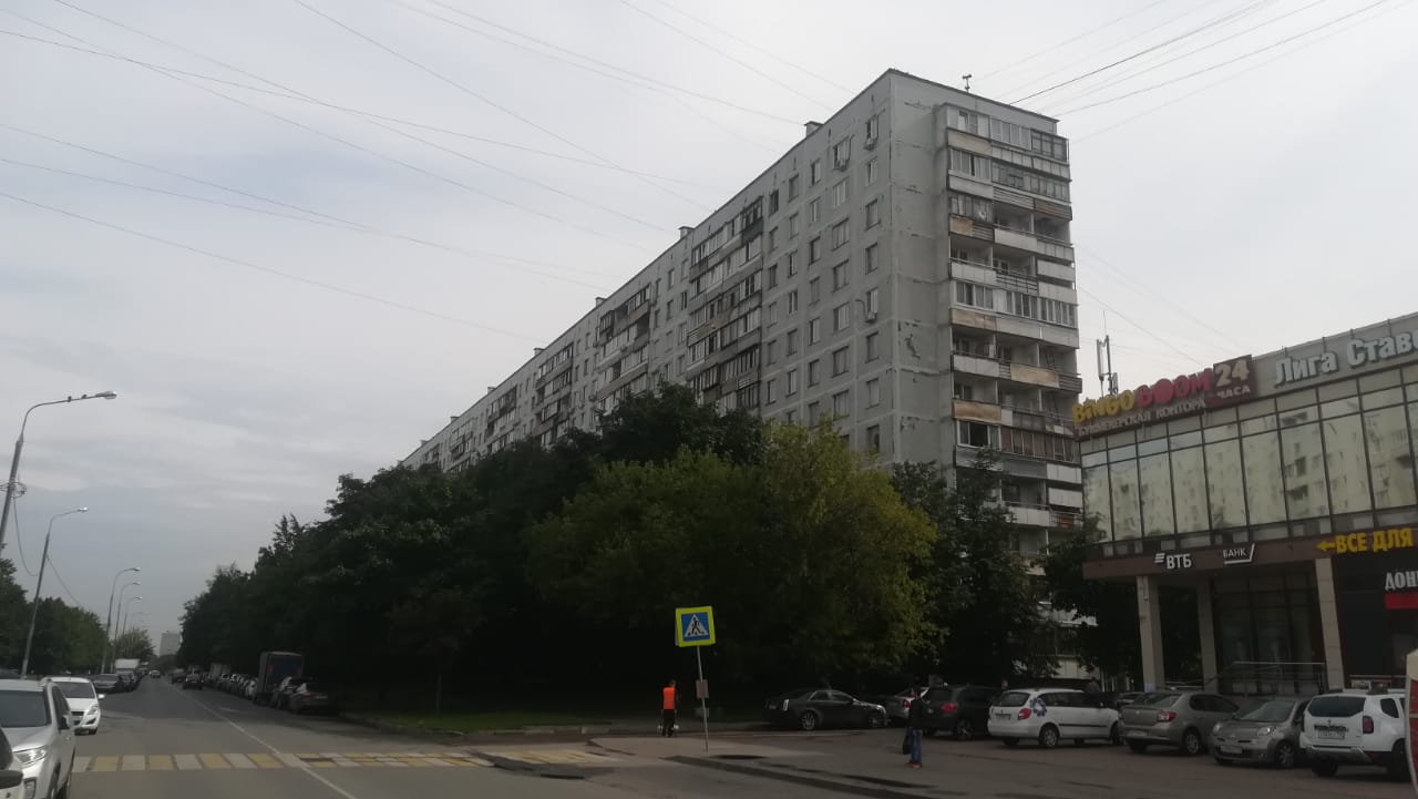 г. Москва, ул. Россошанская, д. 1, к. 1-фасад здания