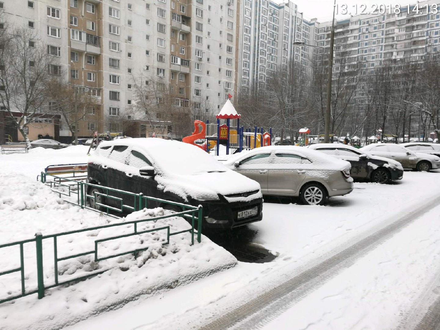 г. Москва, пр-кт. Солнцевский, д. 19, к. 1-придомовая территория