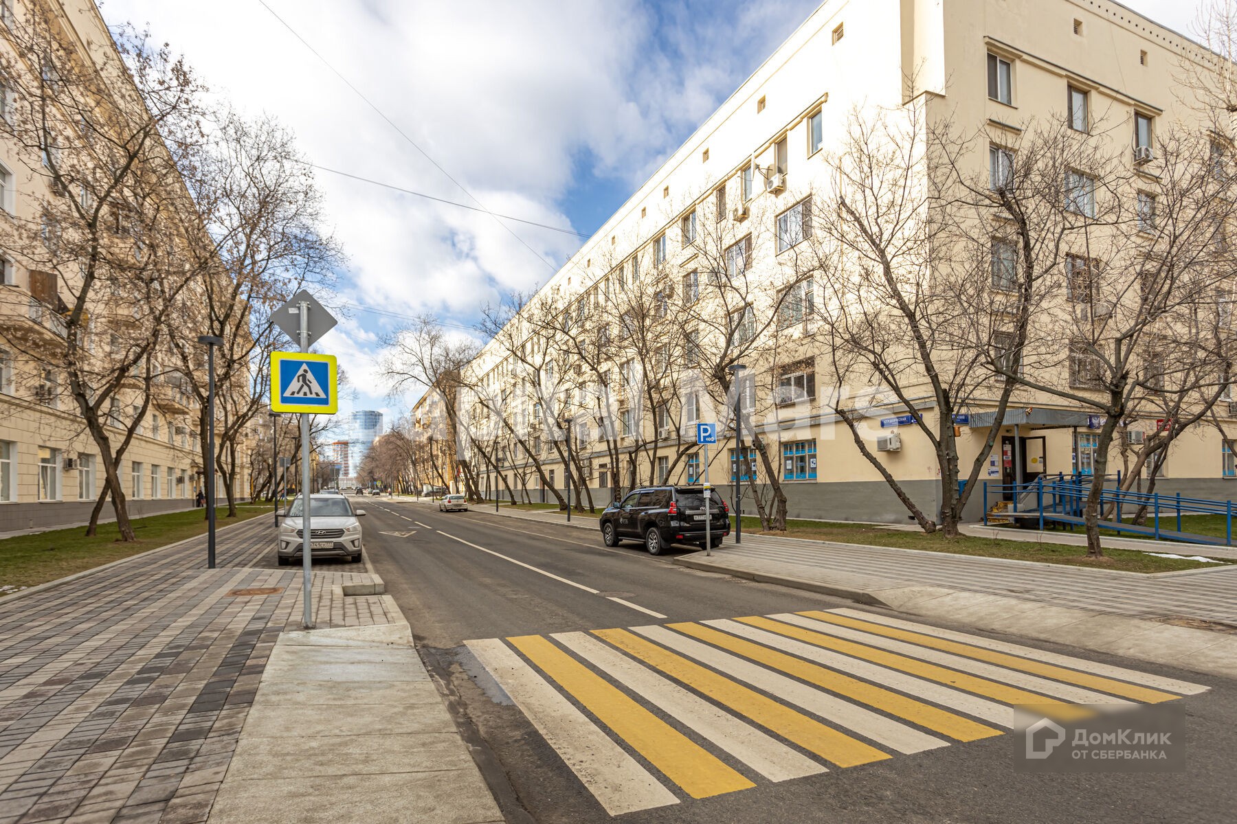 г. Москва, ул. Студенческая, д. 34-придомовая территория