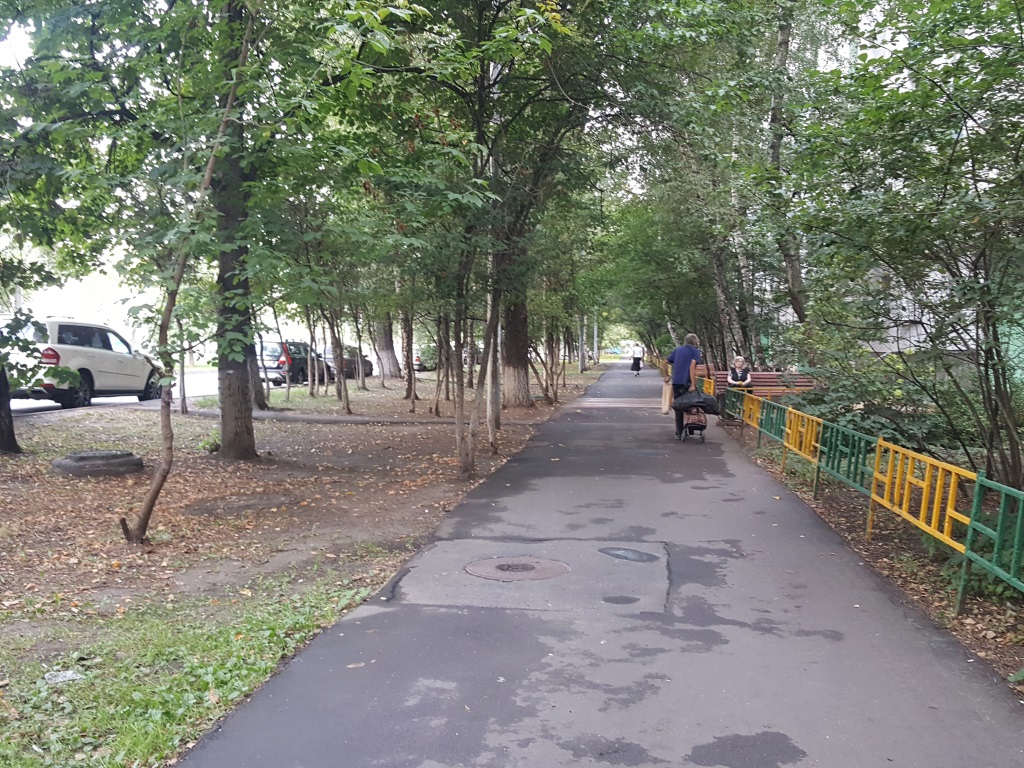 г. Москва, ул. Ферганская, д. 28/7-придомовая территория