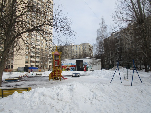 г. Москва, ул. Челюскинская, д. 12, к. 1-придомовая территория