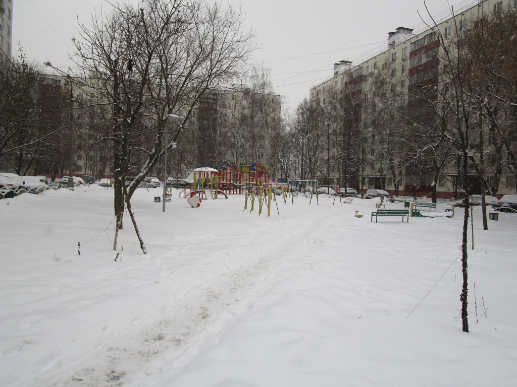 г. Москва, проезд. Черепановых, д. 72, к. 1-придомовая территория