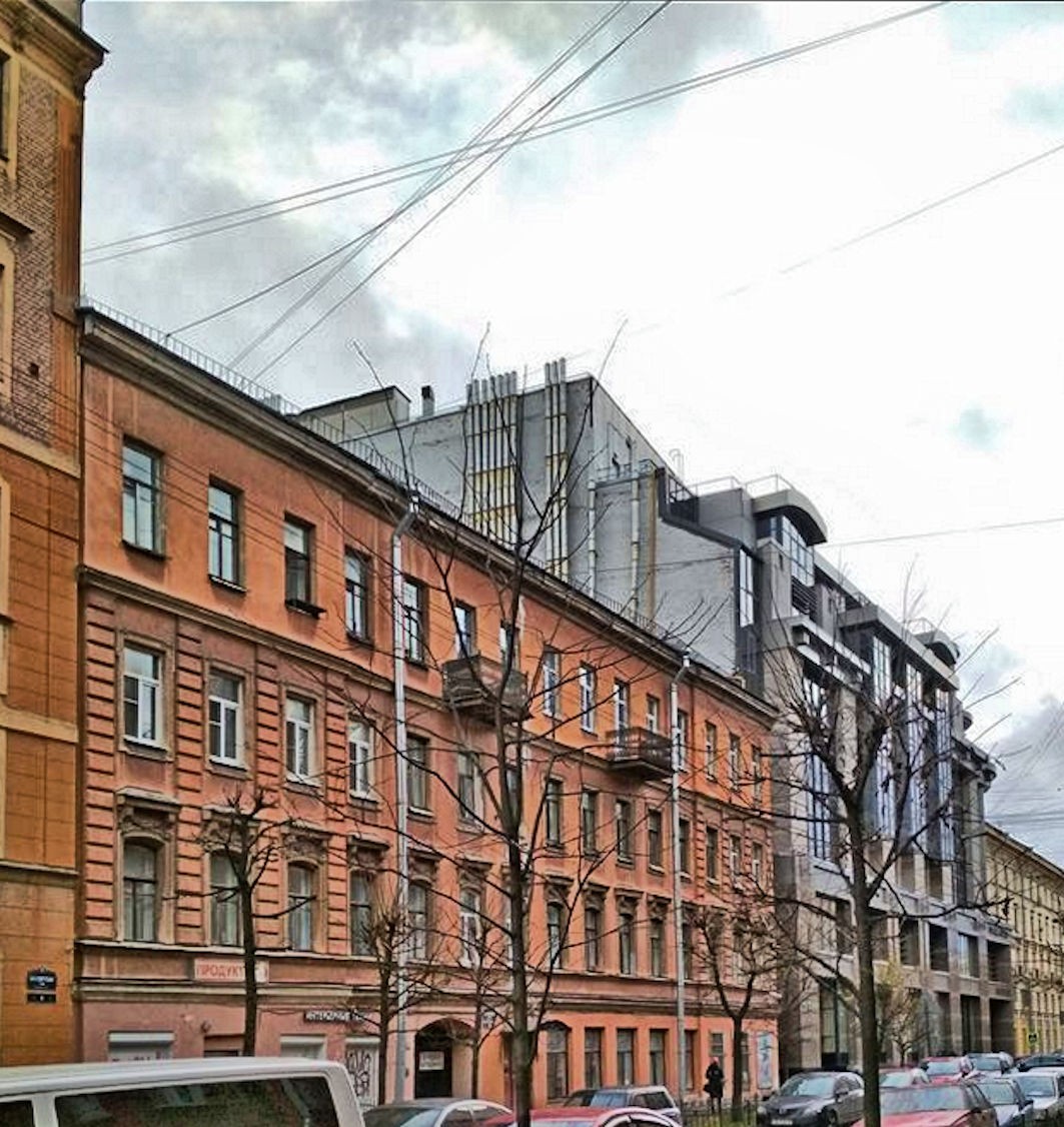 г. Санкт-Петербург, ул. 6-я Советская, д. 10-фасад здания