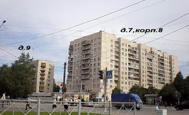 г. Санкт-Петербург, пр-кт. Богатырский, д. 7, к. 8-фасад здания