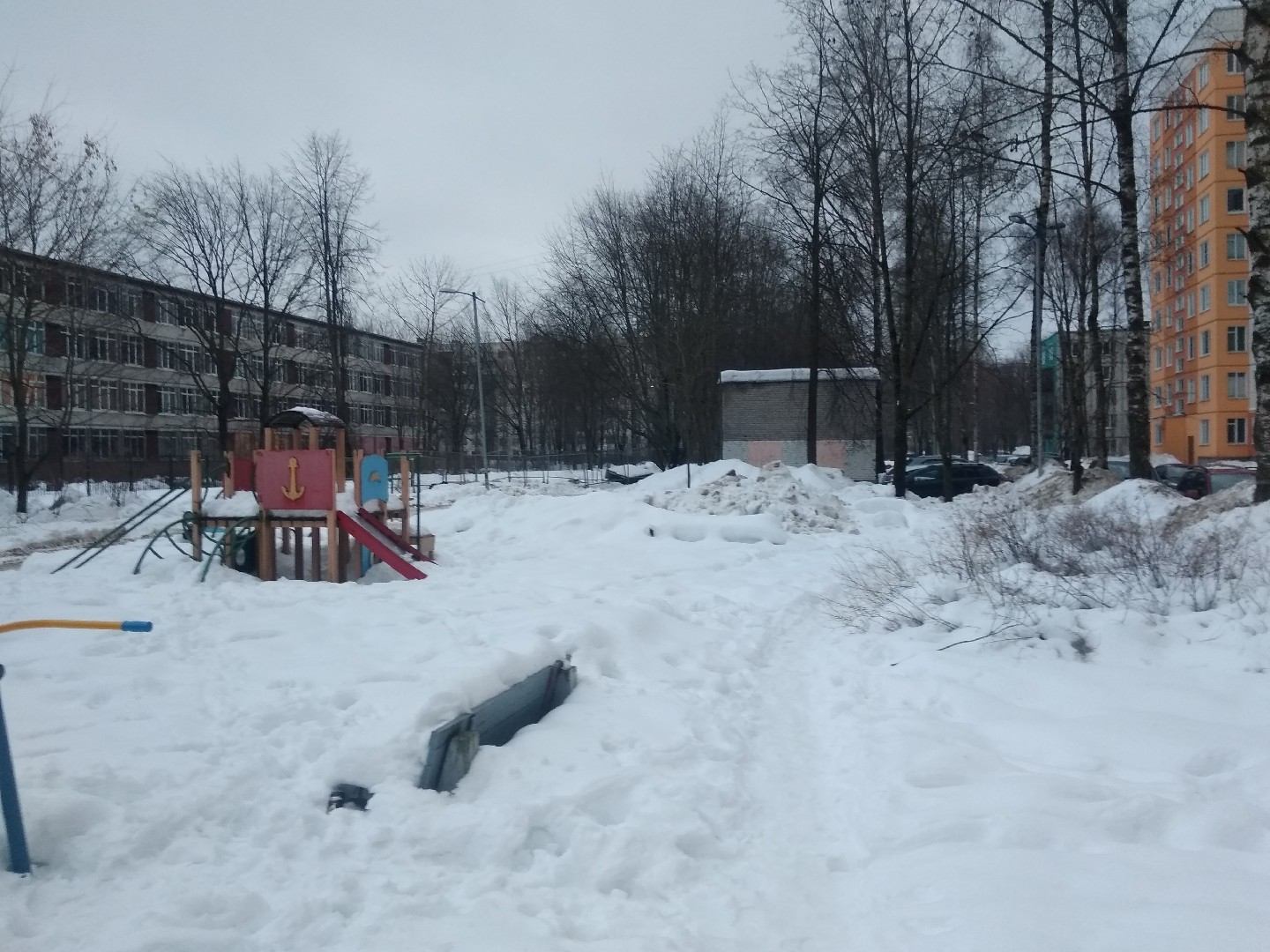 г. Санкт-Петербург, ул. Вавиловых, д. 11, к. 6-придомовая территория