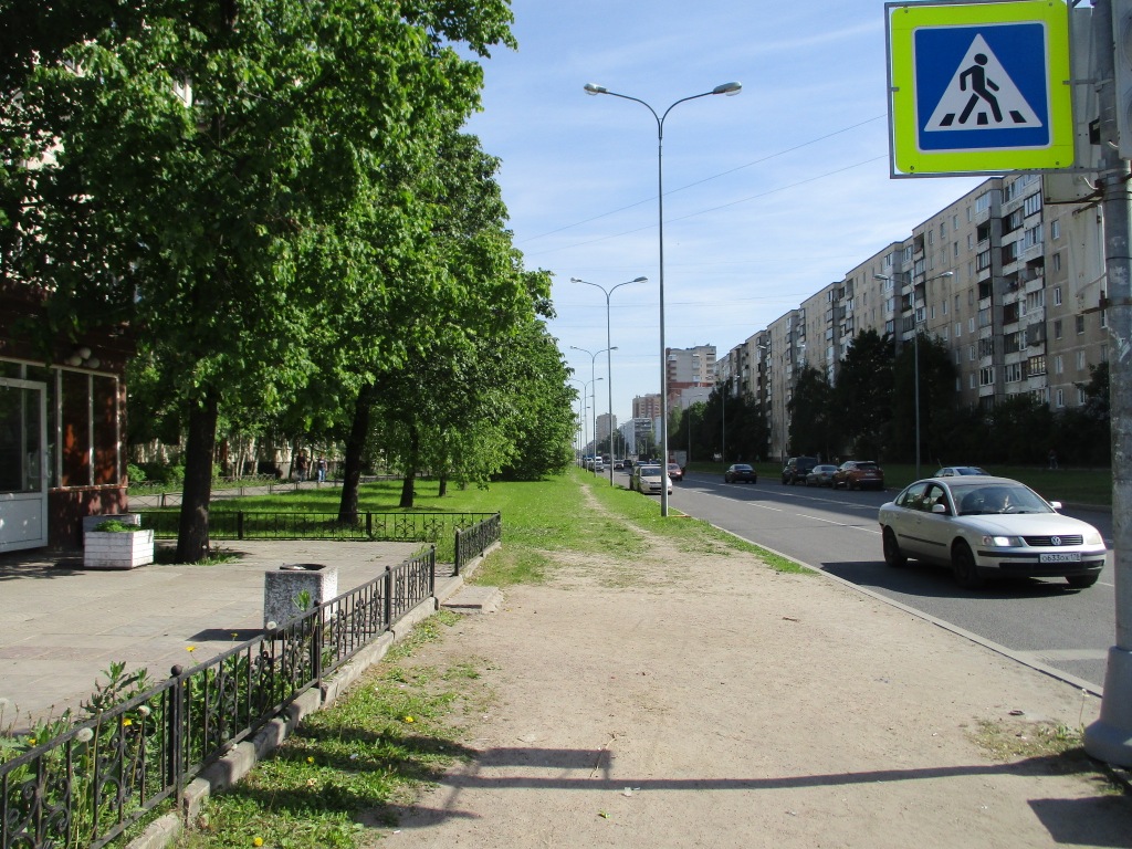 г. Санкт-Петербург, пр-кт. Искровский, д. 20-придомовая территория