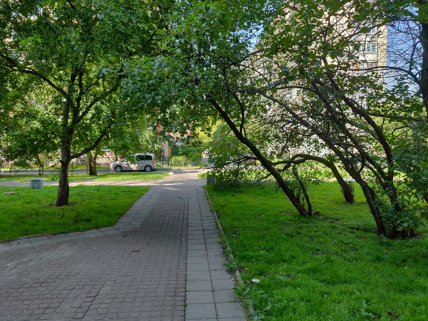 г. Санкт-Петербург, г. Колпино, б-р. Трудящихся, д. 30-придомовая территория