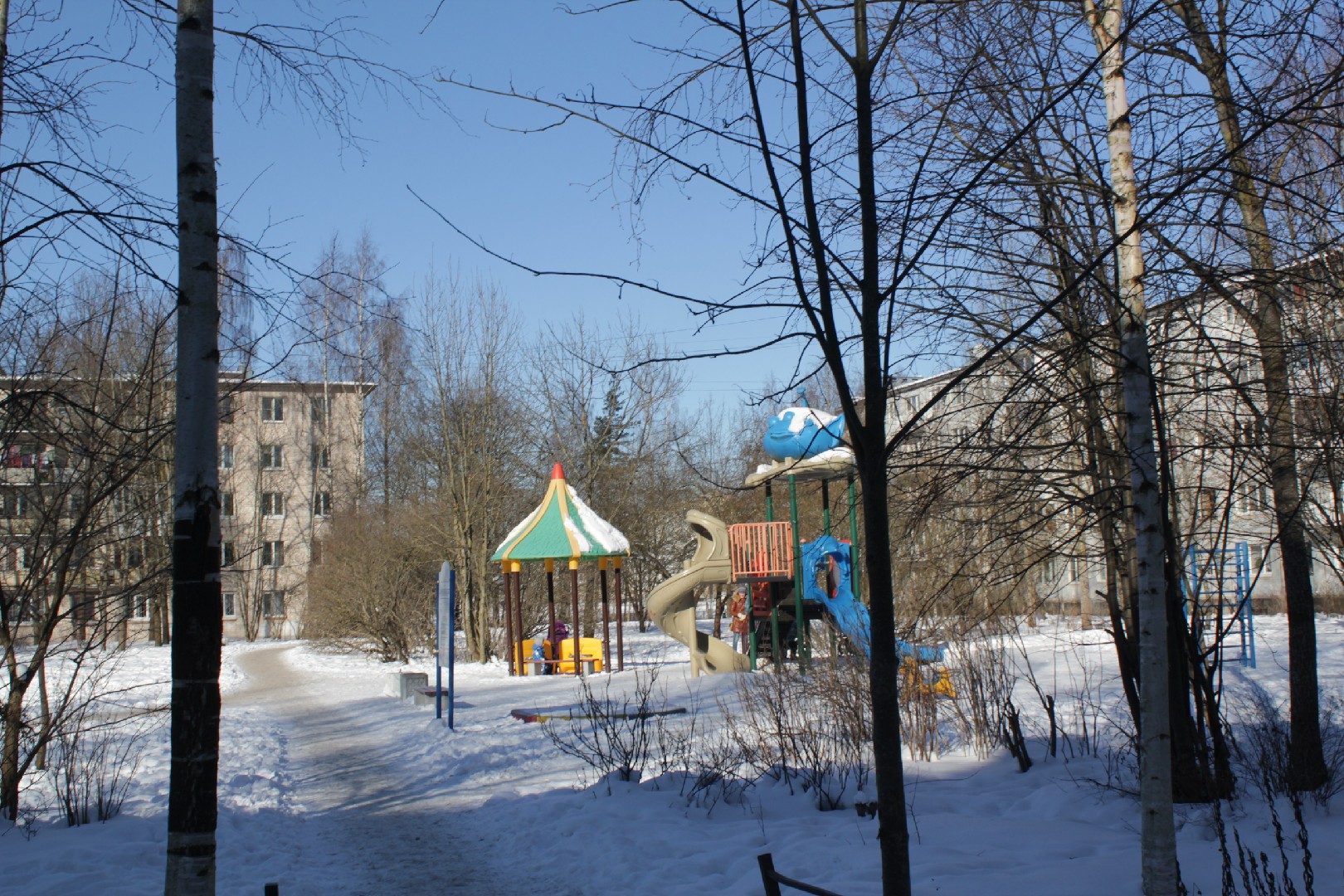 г. Санкт-Петербург, г. Красное Село, ул. Лермонтова, д. 1, лит. А-придомовая территория