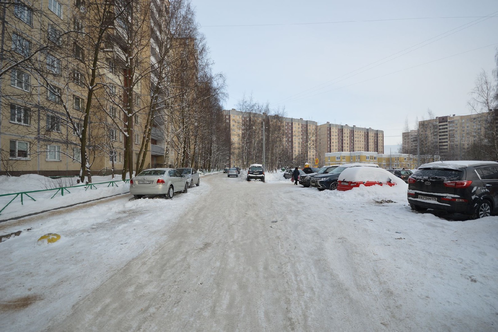 г. Санкт-Петербург, ул. Кржижановского, д. 3, к. 3-придомовая территория