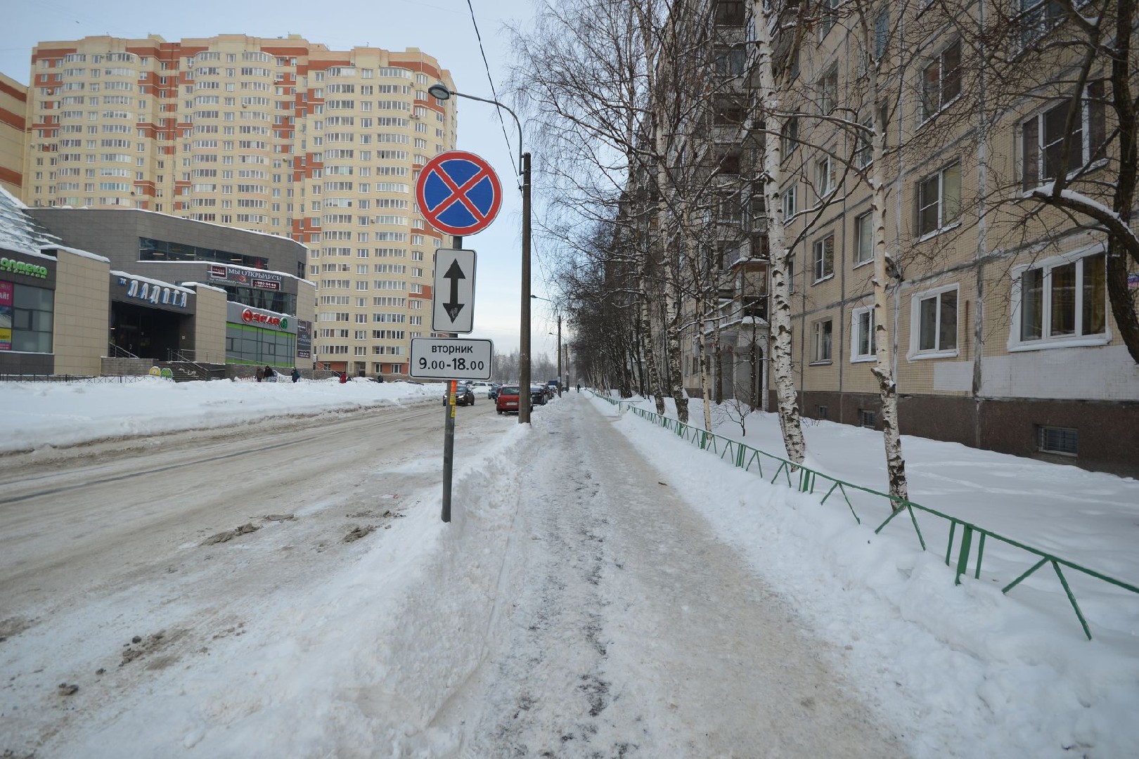 г. Санкт-Петербург, ул. Кржижановского, д. 3, к. 3-придомовая территория