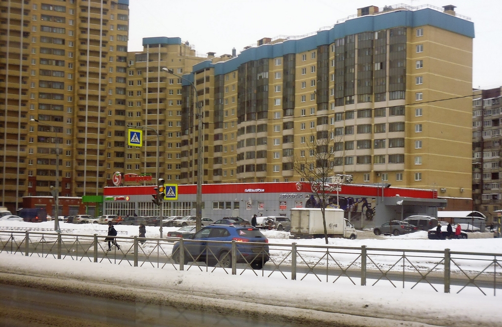 г. Санкт-Петербург, ул. Латышских Стрелков, д. 1-фасад здания