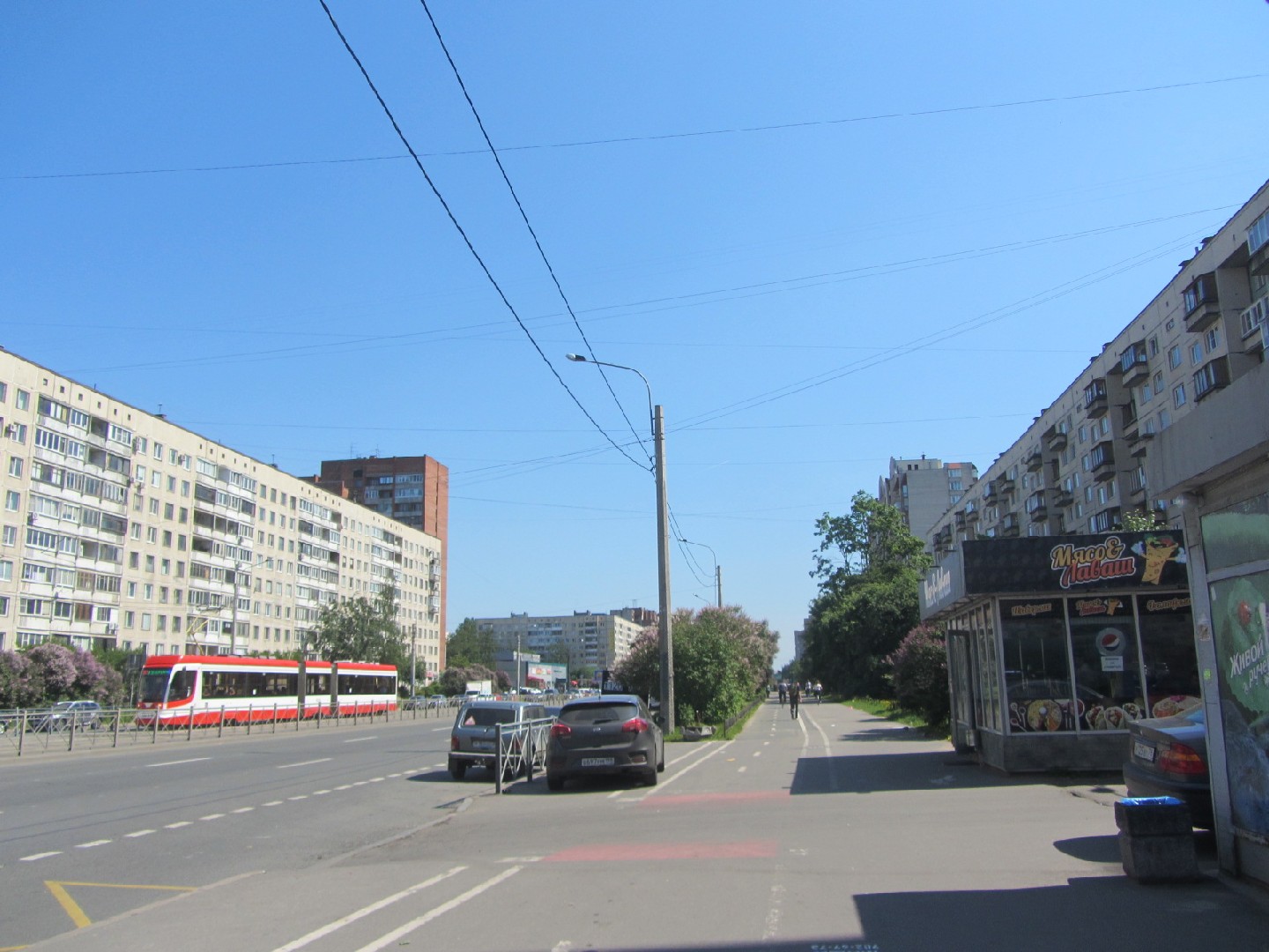 г. Санкт-Петербург, пр-кт. Луначарского, д. 56, к. 1, лит. А-придомовая территория