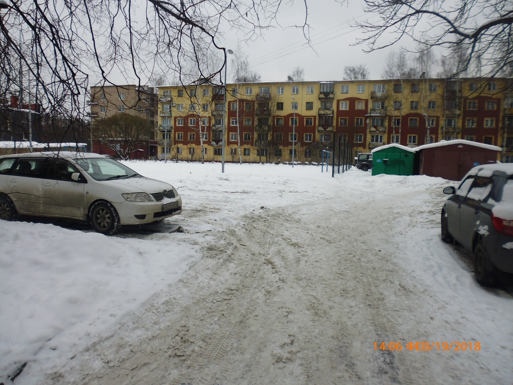 г. Санкт-Петербург, пр-кт. Металлистов, д. 81-придомовая территория