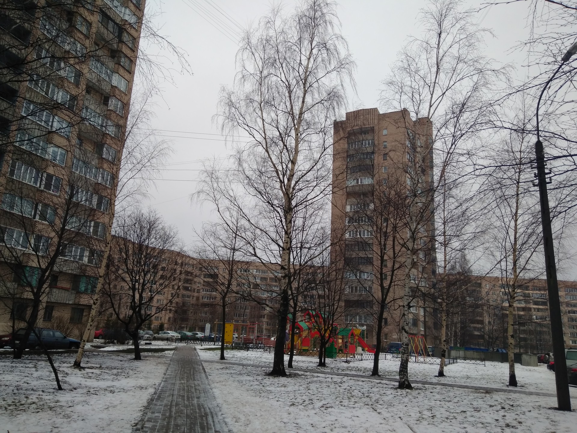 г. Санкт-Петербург, п. Металлострой, ул. Полевая, д. 2/30-придомовая территория