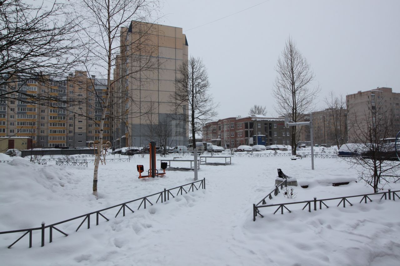 г. Санкт-Петербург, п. Металлострой, ул. Полевая, д. 5-придомовая территория