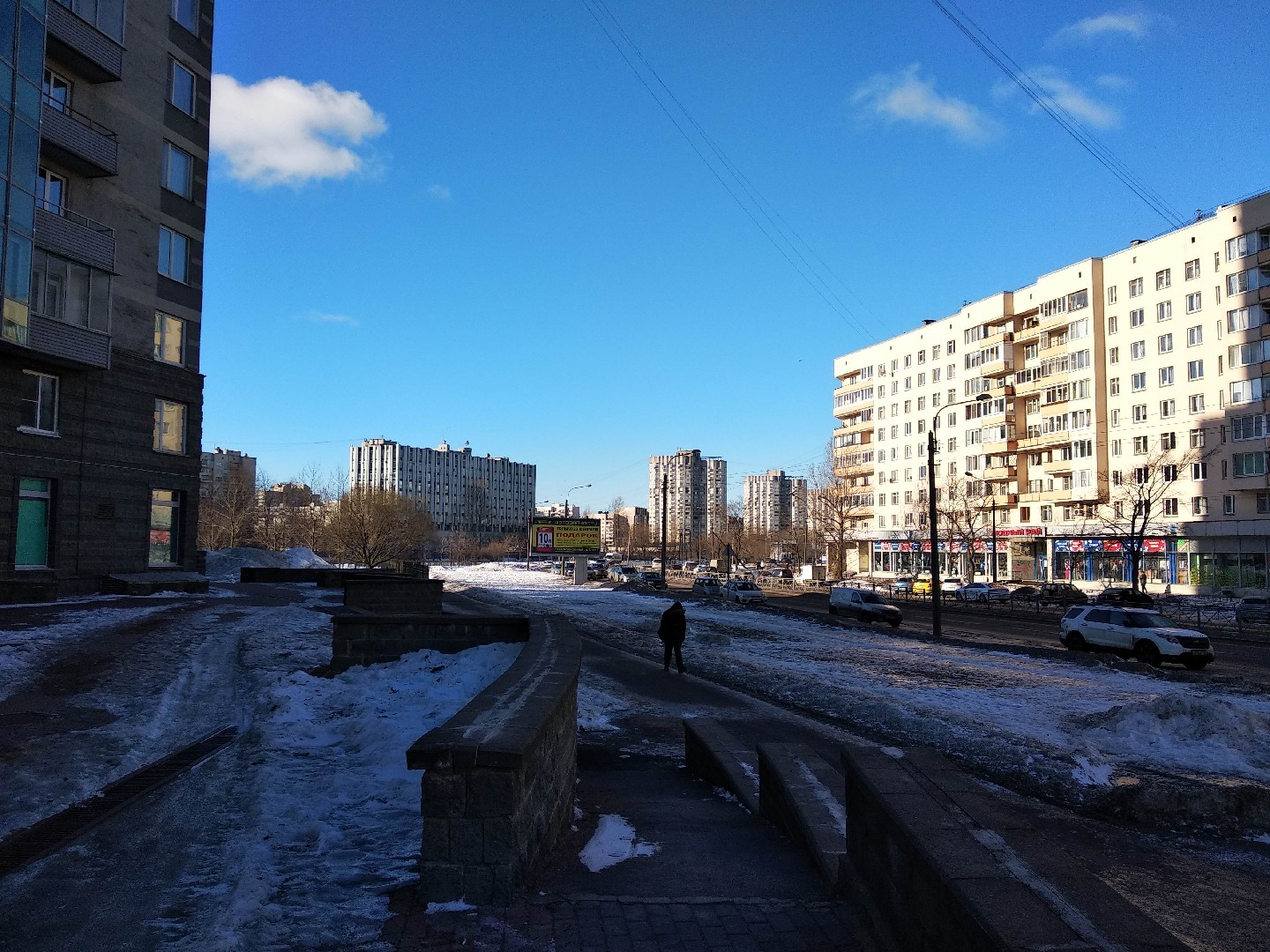 г. Санкт-Петербург, ул. Одоевского, д. 28-придомовая территория