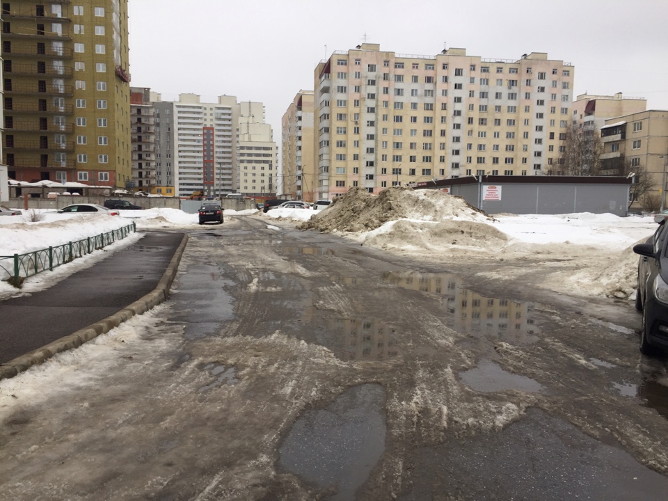 г. Санкт-Петербург, п. Парголово, ул. Тихоокеанская, д. 1, к. 3-придомовая территория