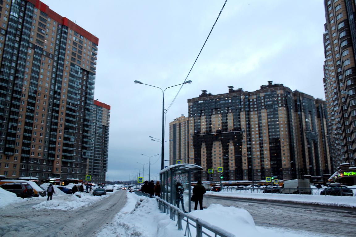 г. Санкт-Петербург, п. Парголово, ул. Федора Абрамова, д. 18, к. 1, лит. А-придомовая территория