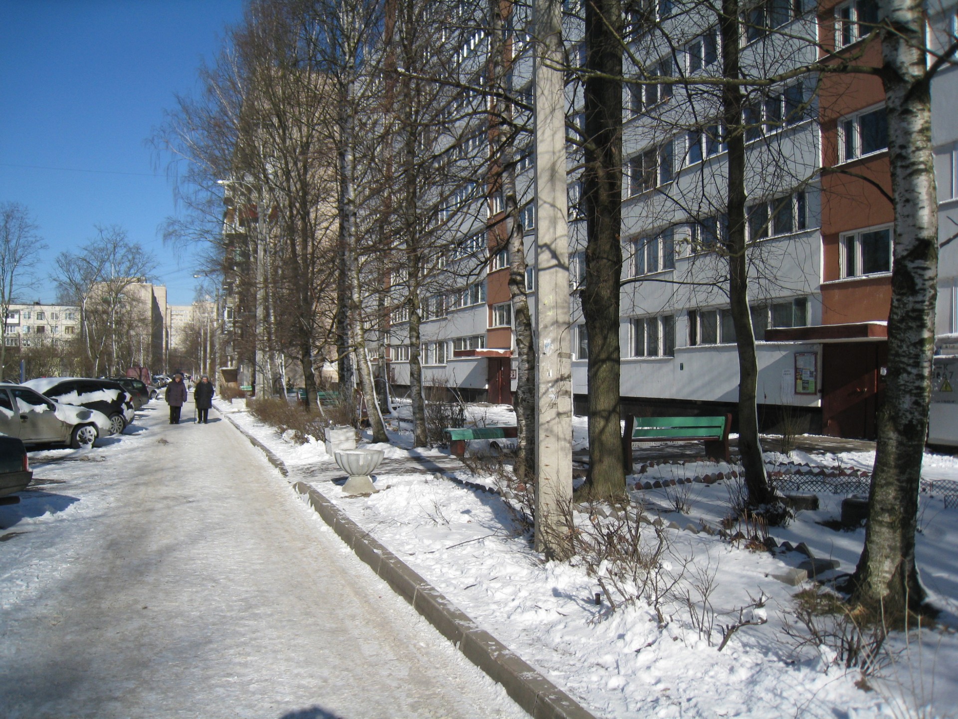 г. Санкт-Петербург, ул. Партизана Германа, д. 43-придомовая территория