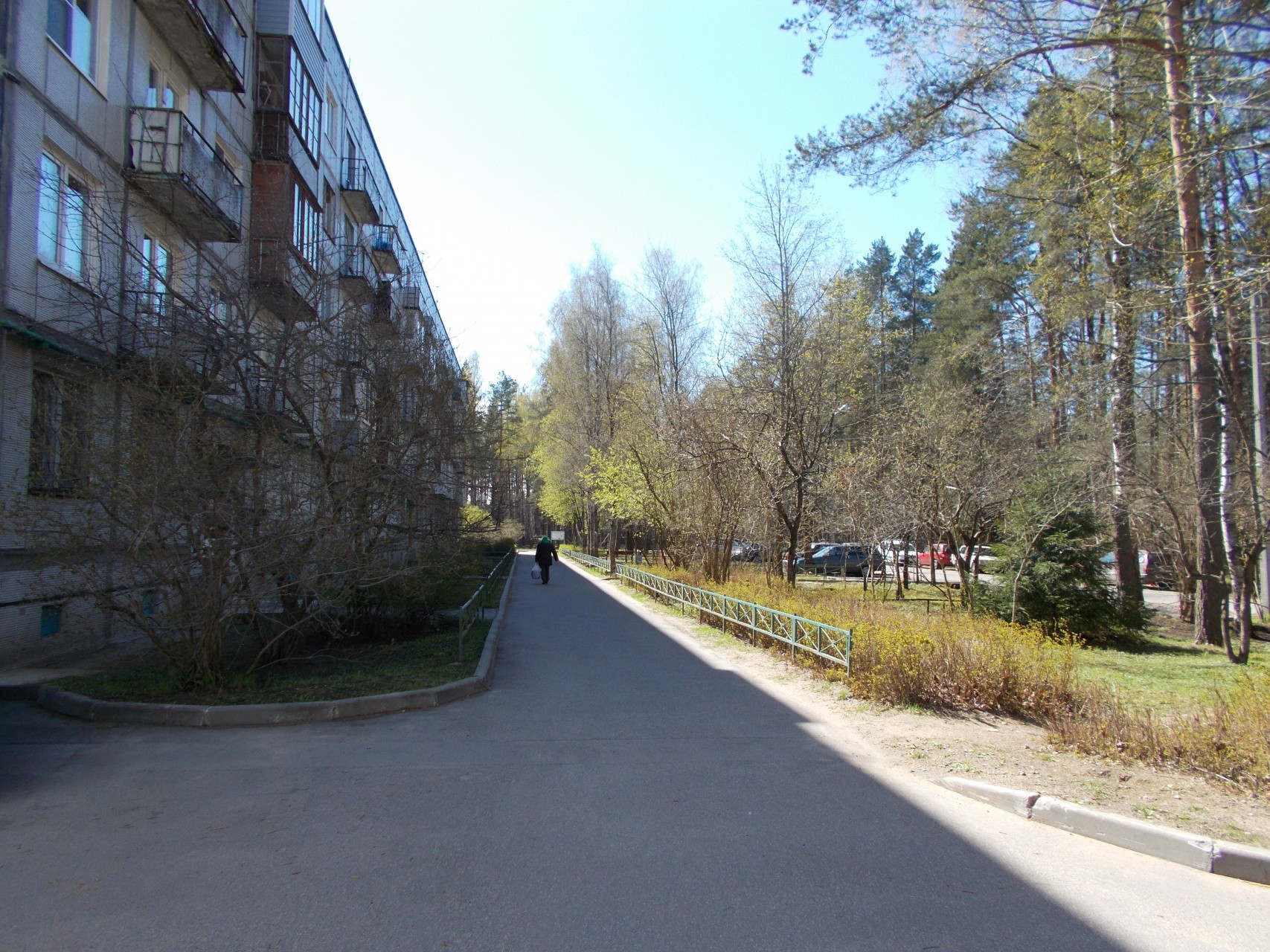 г. Санкт-Петербург, п. Песочный, городок. Военный, д. 24-придомовая территория