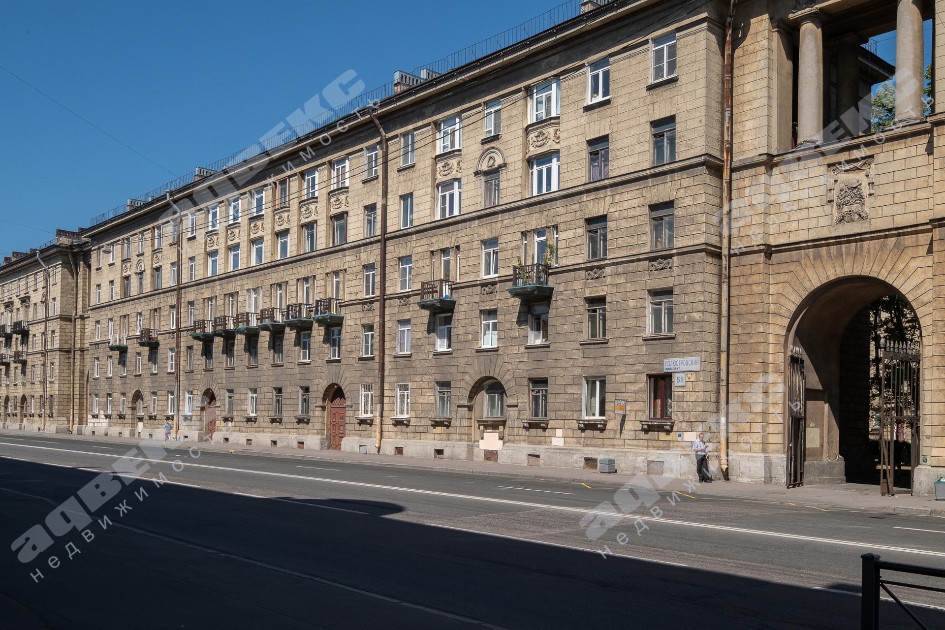 г. Санкт-Петербург, пр-кт. Полюстровский, д. 51 литера А-фасад здания